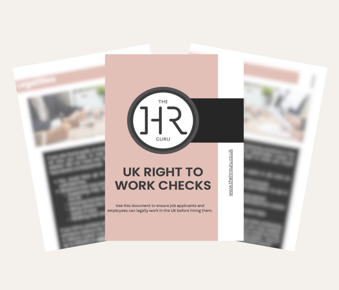 Pro Work Guide Right to Work Guide for UK Employers - Etsy
