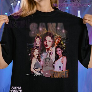 Sana Twice Shirt, Twice Graphic Tshirt, Sana Twice Kpop