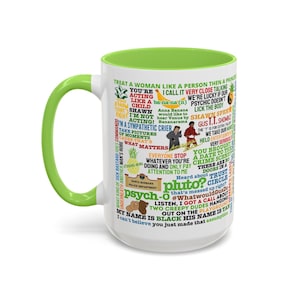 de citation d&#39;émission de télévision psychédélique | Tasse à café drôle Shawn et Gus | Cadeau culture pop | Amateur d&#39;ananas | Tasse Fan de 11 oz ou 15 oz | Cadeau pour cabinet de psychiatrie