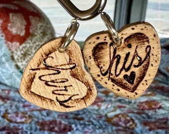Matching Pet Tag & Pendant/Keychain, for pet and owner