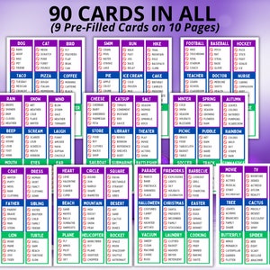 Forbidden Words Game, Senior Games, Dementia Games, Guess the Word Game, Dementia Cards, Brain Games. Senior Trivia image 4