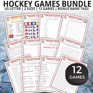 Hockey Games, Hockey Party Games, Hockey Birthday, Icebreaker Games, Family Game Night, ice Hockey Party, Sports Party, Sports Games