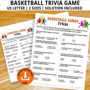 Basketball Trivia, Basketball Games, Basketball Party, Family Game Night, Trivia Question Quiz, Kids Word Game, Basketball Ideas