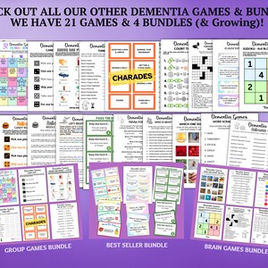 Forbidden Words Game, Senior Games, Dementia Games, Guess the Word Game, Dementia Cards, Brain Games. Senior Trivia image 7