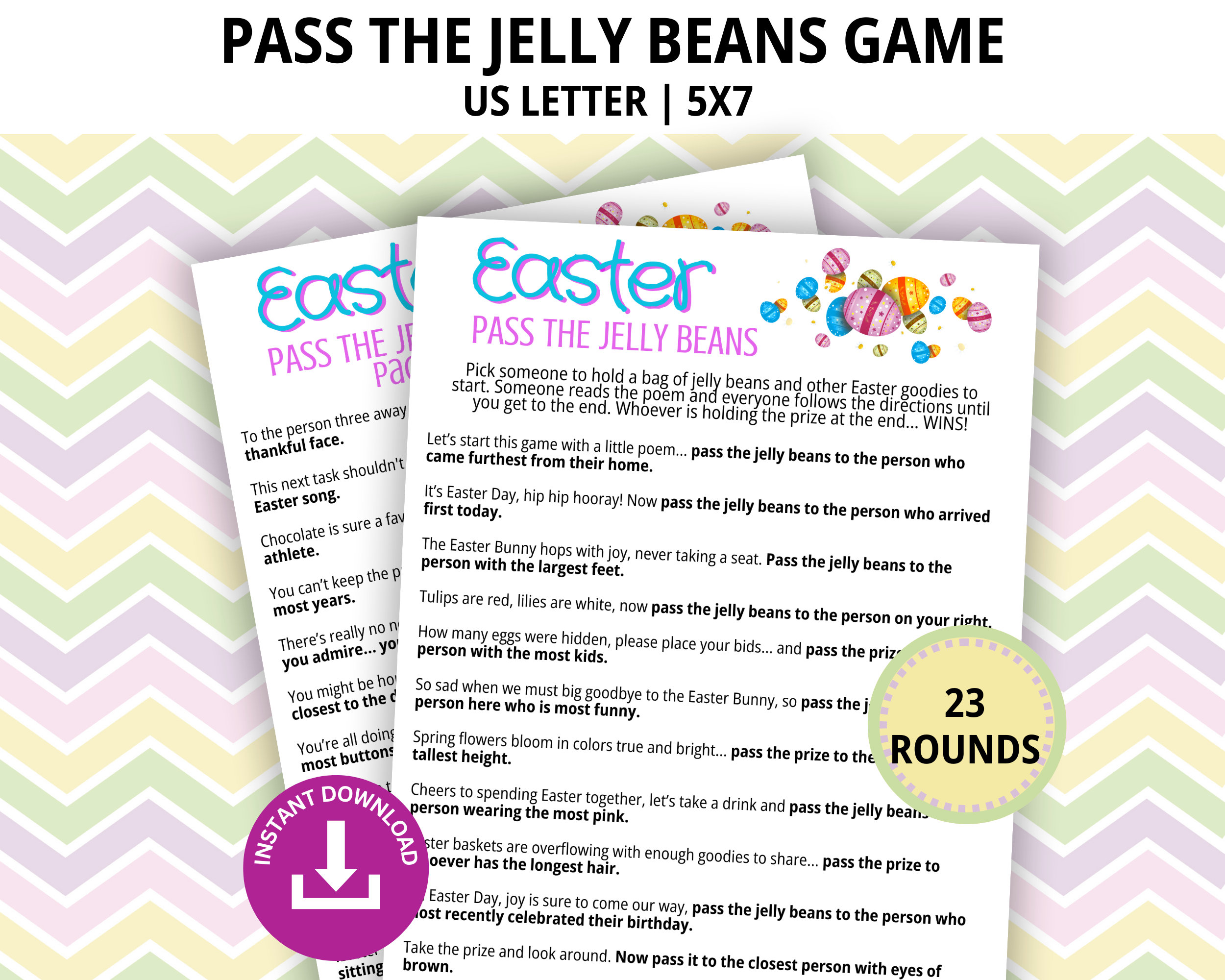 Pass the Jelly Beans, Left Right Game, Pass the Prize, Ice Breaker Game