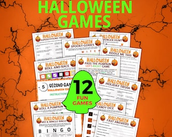 Halloween Games, Halloween Party Games, Halloween Trivia, Halloween Riddles, Adult Halloween Games, Kids Halloween Games, Spooky Party Games