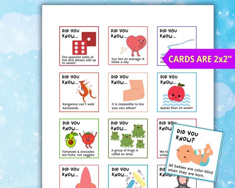 Notas para la lonchera, Datos curiosos para niños, Notas para la lonchera infantil, Notas para el almuerzo, Notas lindas para la lonchera, Tarjetas para la lonchera, Notas para la lonchera de niñas imagen 2