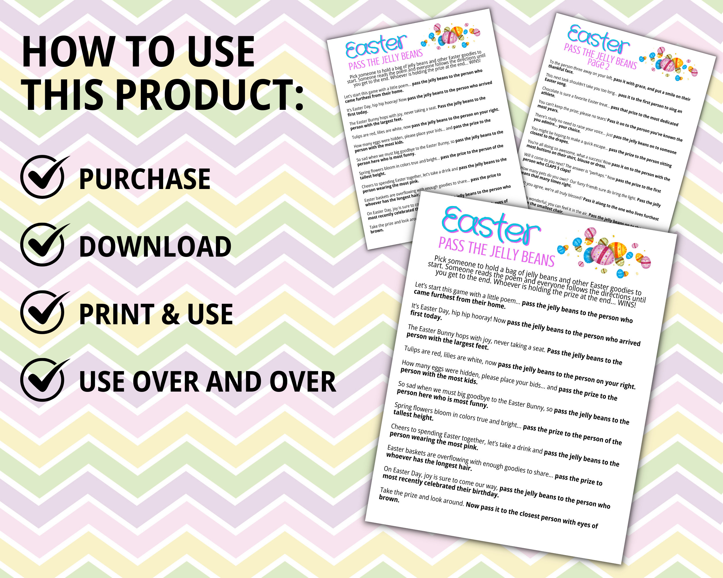 Pass the Jelly Beans, Left Right Game, Pass the Prize, Ice Breaker Game