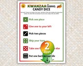 Candy Dice Game, Kwanzaa Games, Holiday Party Games, Family Game Night, Classroom Games, Kwanzaa Activities, Dice Game