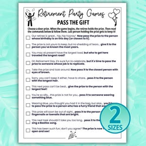 Pass the Gift, Retirement Party, Retirement Games, Icebreaker Games, Pass the Prize Game, Retiree Games, Pass the Parcel, Left-Right Game