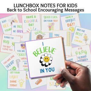 Cartões de incentivo para impressão, notas de lancheira para crianças, notas de lancheira infantil, notas inspiradoras para crianças