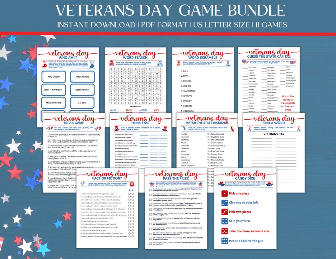 Veterans day ice breaker