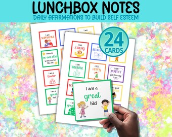 Kids Lunchbox Notes, Encouragement Cards, Inspirational Notes, School Lunch Notes, Lunch Box Notes, Lunch Notes, Affirmation Cards