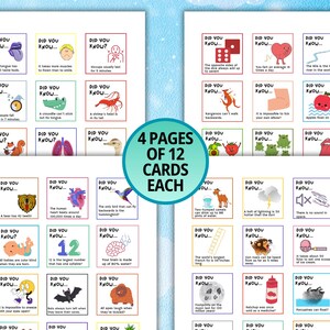 Notas para la lonchera, Datos curiosos para niños, Notas para la lonchera infantil, Notas para el almuerzo, Notas lindas para la lonchera, Tarjetas para la lonchera, Notas para la lonchera de niñas imagen 3