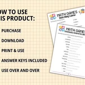 Math Games Bundle, Math Worksheets, Math Teacher, Math Activities, Math ...