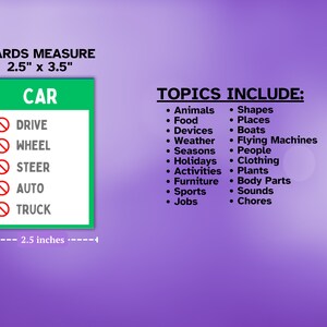 Forbidden Words Game, Senior Games, Dementia Games, Guess the Word Game, Dementia Cards, Brain Games. Senior Trivia image 2