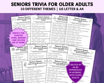 Gra Trivia for Seniors, Gra Ice Breaker, Aktywności dla osób z demencją, Zasoby dla opiekunów osób z demencją, Gry umysłowe, Gry dla osób z demencją, Opieka nad pamięcią