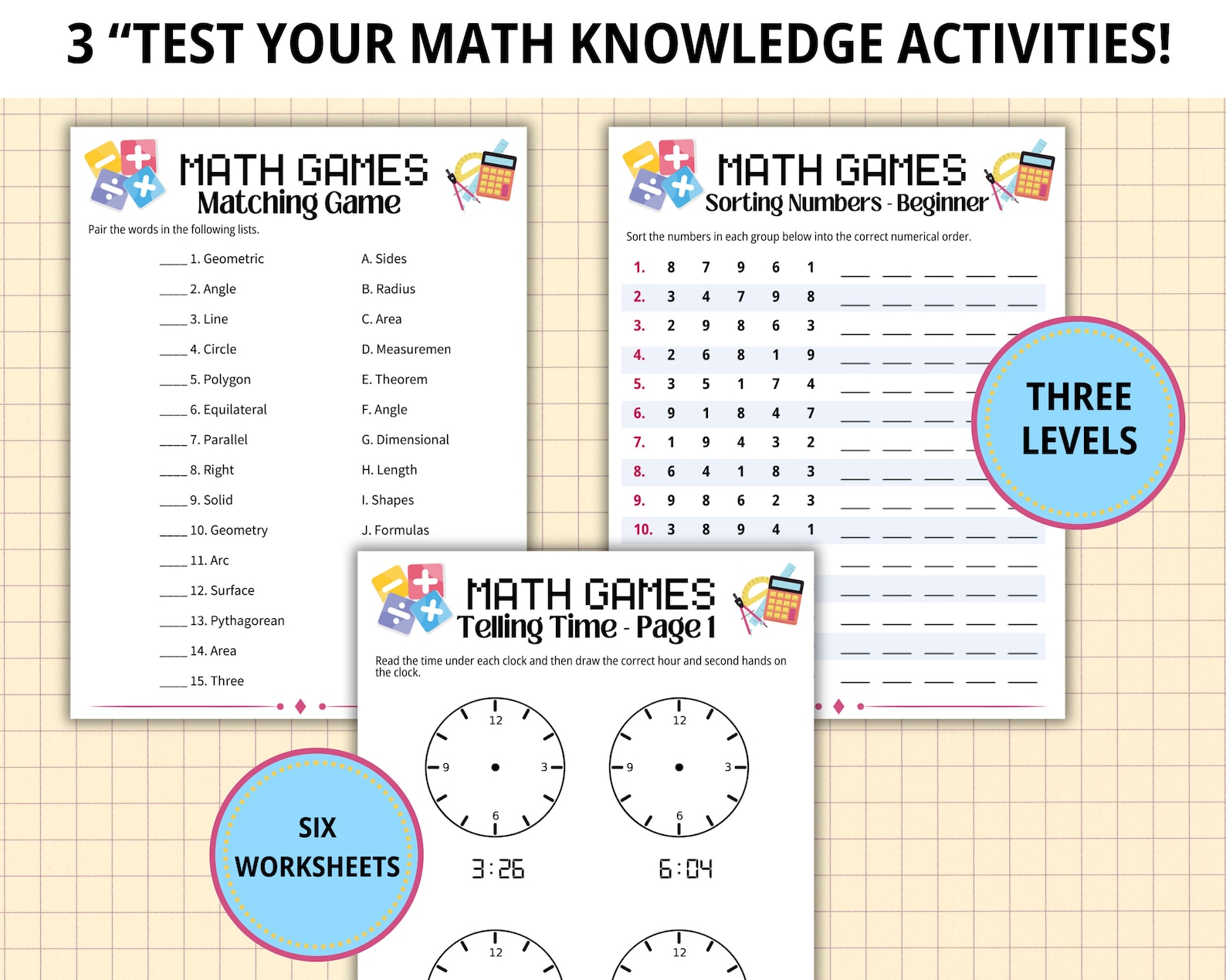 Math Games Bundle, Math Worksheets, Math Teacher, Math Activities, Math ...