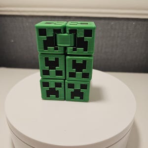 3D-gedruckter Minecraft Fidget Würfel