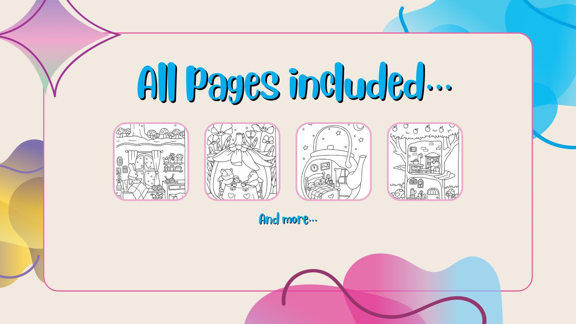 Cozy Spaces Coco Wyo Coloring Book Download Pdf - Etsy