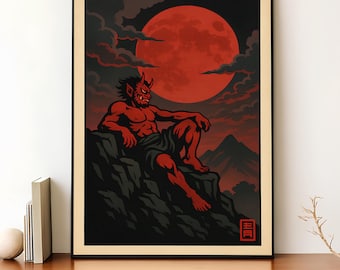 鬼 - 日本の悪魔学、妖怪、浮世絵、大津絵、絵画、ダークフォーク
