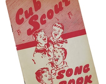 Cub Scout Song Book 1950 Paperback by the Boy Scouts of America BSA