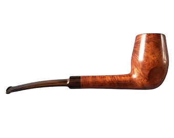 Don Old Briar Tobacco Pipe Made in Denmark Acrylic Stem Billiard Shape