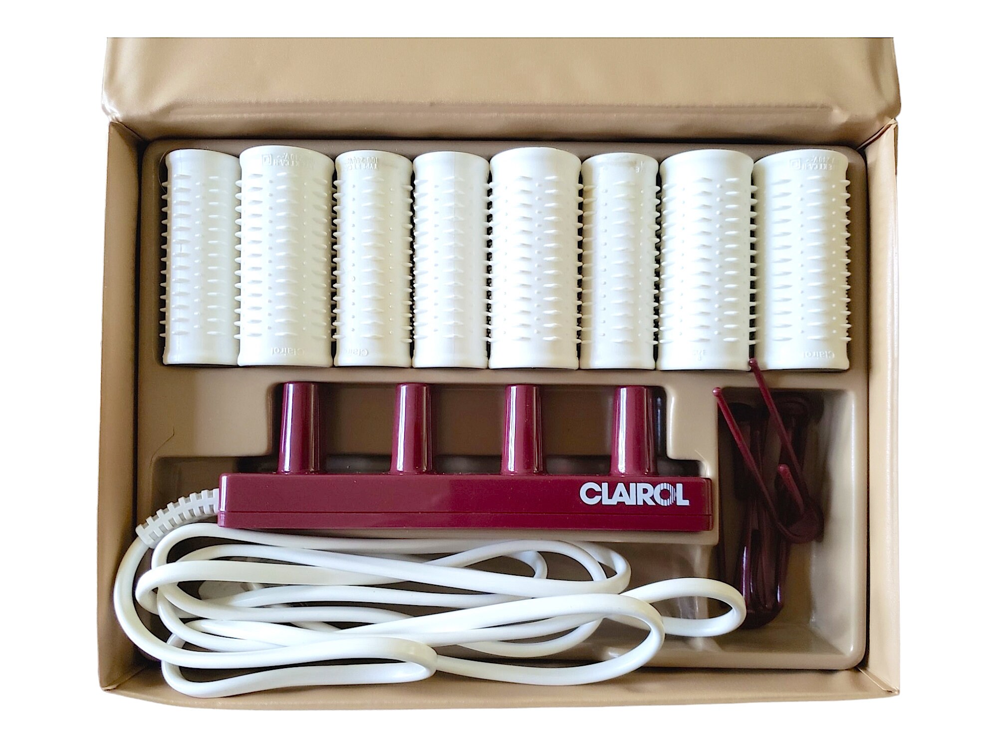 Clairol Electric Rollers Curlers in Vinyl Case Beauty Etsy