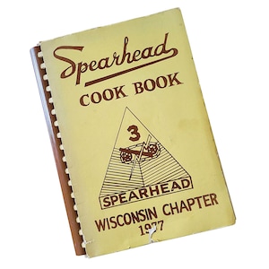 Spearhead Cookbook 1977 Wisconsin Chapter 3rd Armored Division Vintage Recipes Domestic Advice
