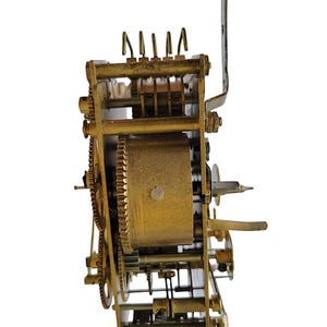 Westminster Clock Movement with Hands: Brass Gears for Steampunk Art Supply image 3