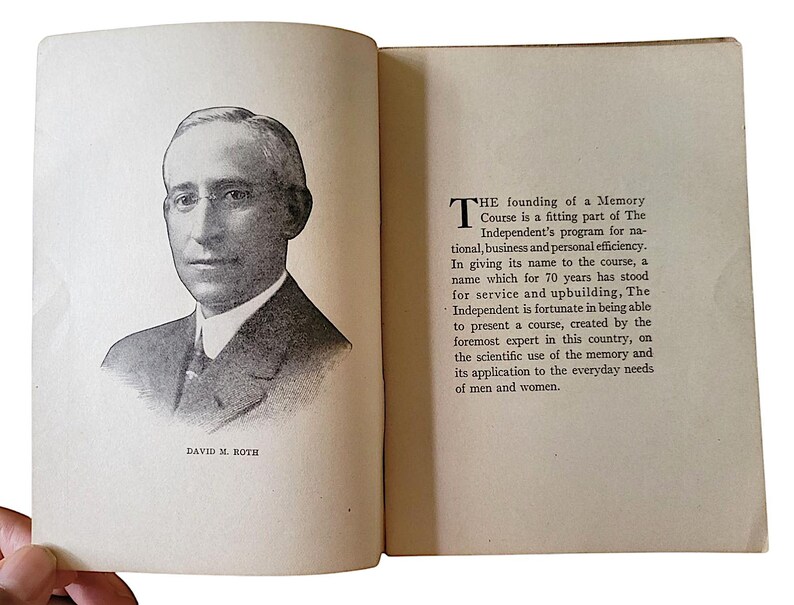 Roth Memory Course: Complete 1918 Antique Self-Improvement Pamphlets bild 5