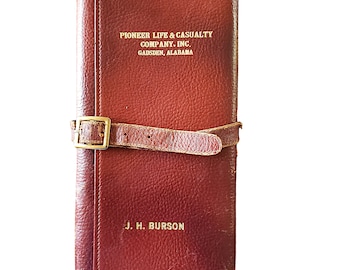 Red Leather Portfolio Pioneer Life and Casualty Insurance Company Gadsden Alabama