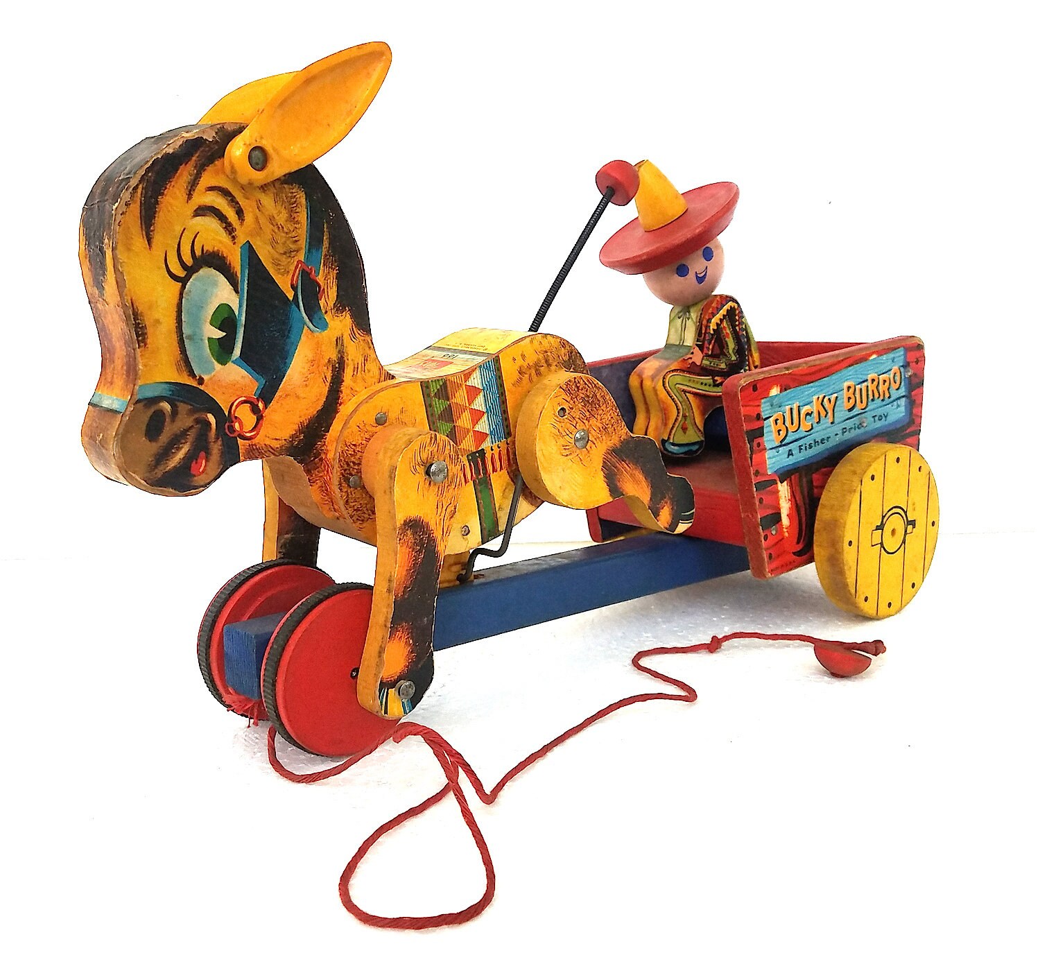 Como Se Llama El Burro De Winnie Pooh Bucky Burro 1955 Fisher Price Pull Toy | Etsy New Zealand