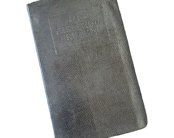 The Official Pastor's Pocket Record Book Agenda Journal 1955 Mid Century Methodist Church Congregation