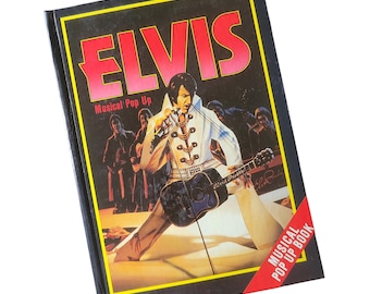 Elvis Presley Pop Up Hardcover Book 1985 Edition READ DESCRIPTION