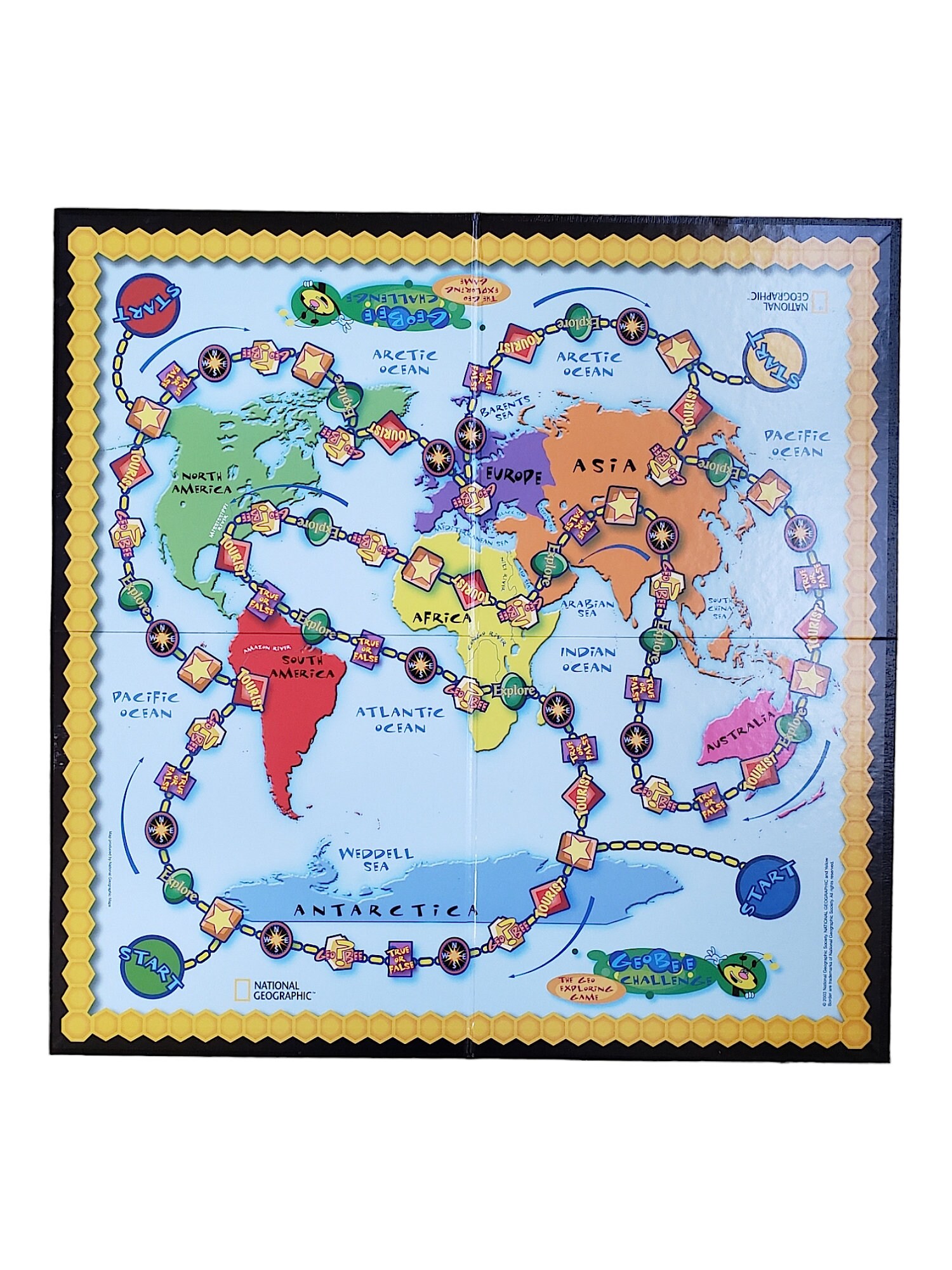 National Geographic Geo Bee Challenge Board Game for Ages 8 and Up Etsy