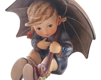 Hummel Umbrella Girl Goebel West Germany Porcelain Collectible