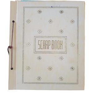 Album de scrapbooking pour adolescente Années 70 Coupures de presse Cartes de voeux Cartes postales Photos Géorgie