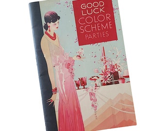 Jelke Good Luck Color Scheme Parties 1931 Cookbook Pamphlet Recipes