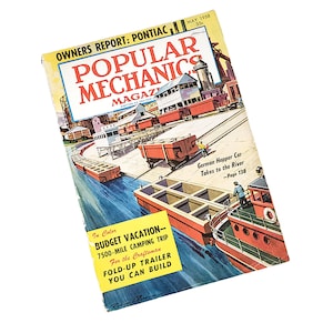 Popular Mechanics May 1958 Cars Hobbies Instructional Vintage Ads