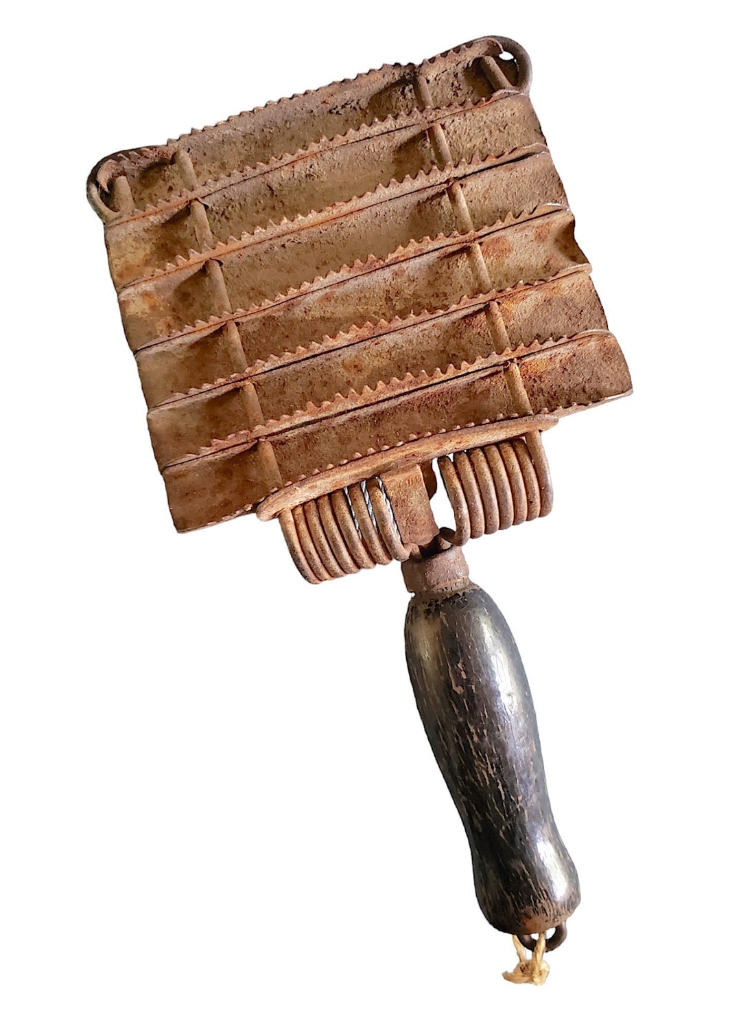 Antique Curry Comb Horse Scraper Grooming Tool Rusty Primitive Etsy
