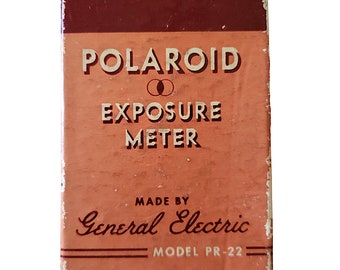 Polaroid Exposure Meter General Electric Model PR-22 in Original Box with Instructions