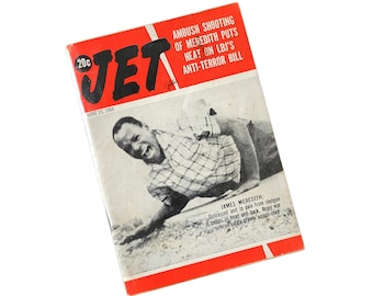Jet Magazine with James Meredith Black Activist on Cover June 23 1966 Issue