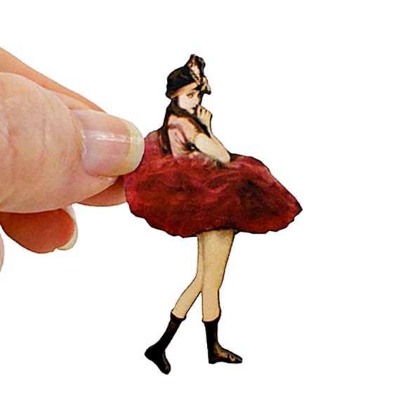 Madchen Pin Rote Tutu Madchen Brosche Pin Pins Fur Jacken Etsy