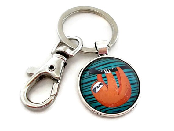 sloth keychain