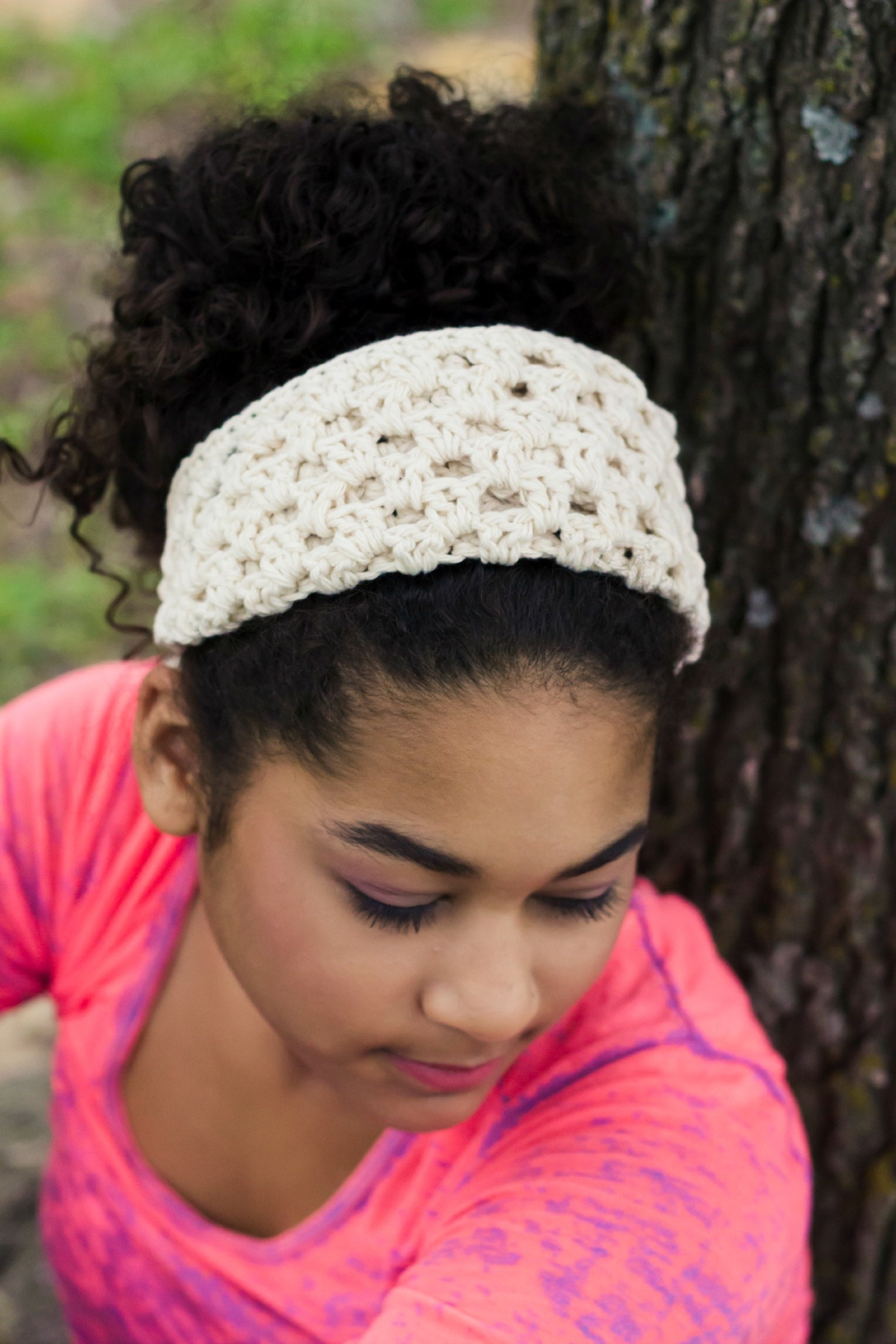 Crochet PATTERN Hair Kerchief Triangle Head Scarf Hair Etsy