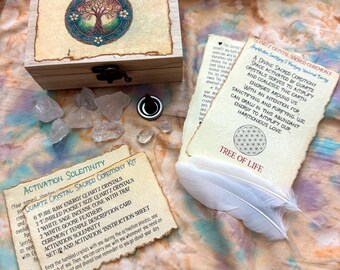 Quartz Crystal Sacred Ceremony Kit