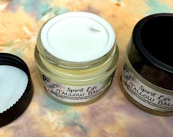 Pure Tallow Balm Cream with Cocoa Butter and Lavender Oil