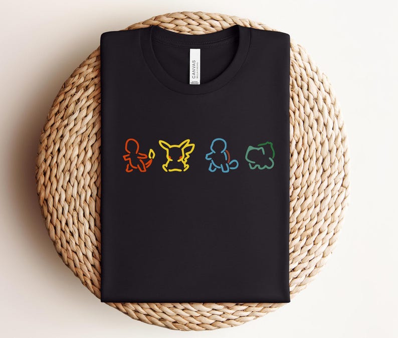 T-shirt Pokémon Salamèche (Charmander) Par Difuzed - Taille M, Noir, Neuf Avec étiquettes