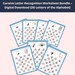 Cursive & Print Letter Recognition Worksheet Bundle – Digital Download ...